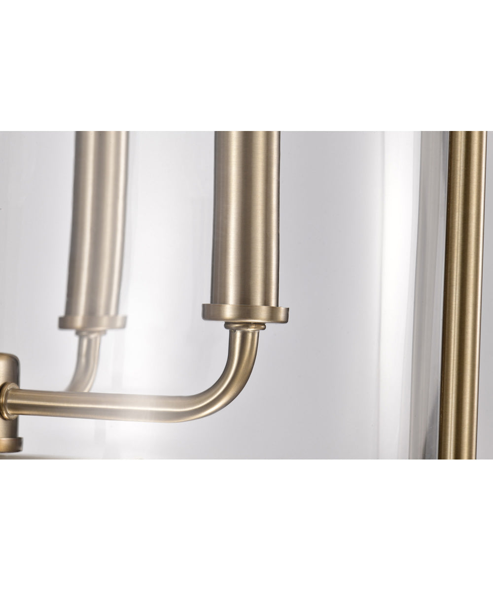 Yorktown 4-Light Pendant Burnished Brass