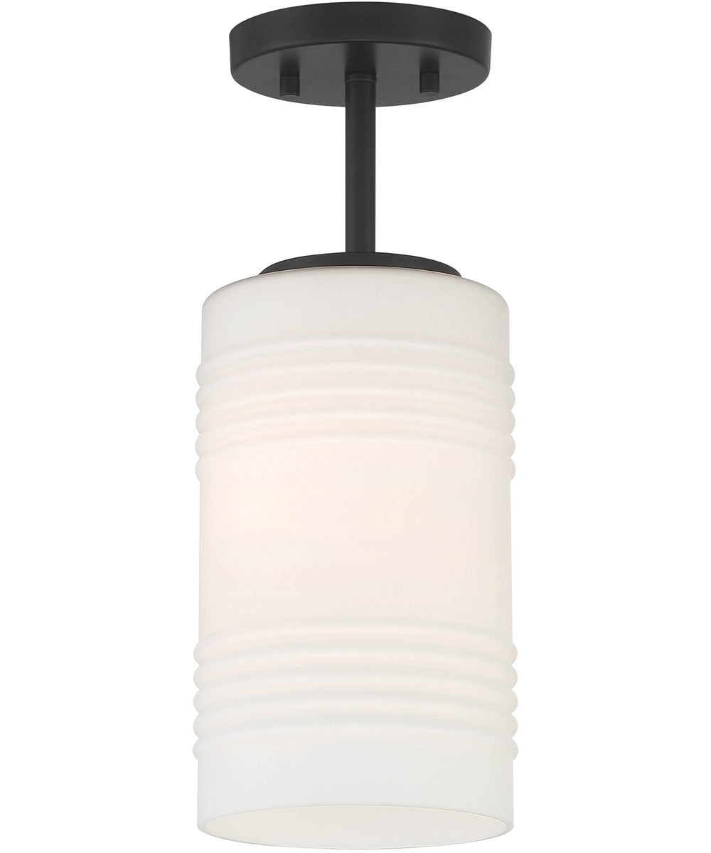 Leavenworth 1 Light SF Convertible Matte Black