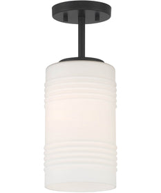 Leavenworth 1 Light SF Convertible Matte Black