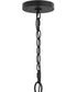 Jheni 1-Light Pendant with Clear Glass Shade Matte Black
