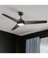 Velto 60-in. 3-Blade LED Modern Ceiling Fan Heritage Brushed Bronze