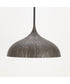 Fleur Large 1-Light Pendant Black / Gold