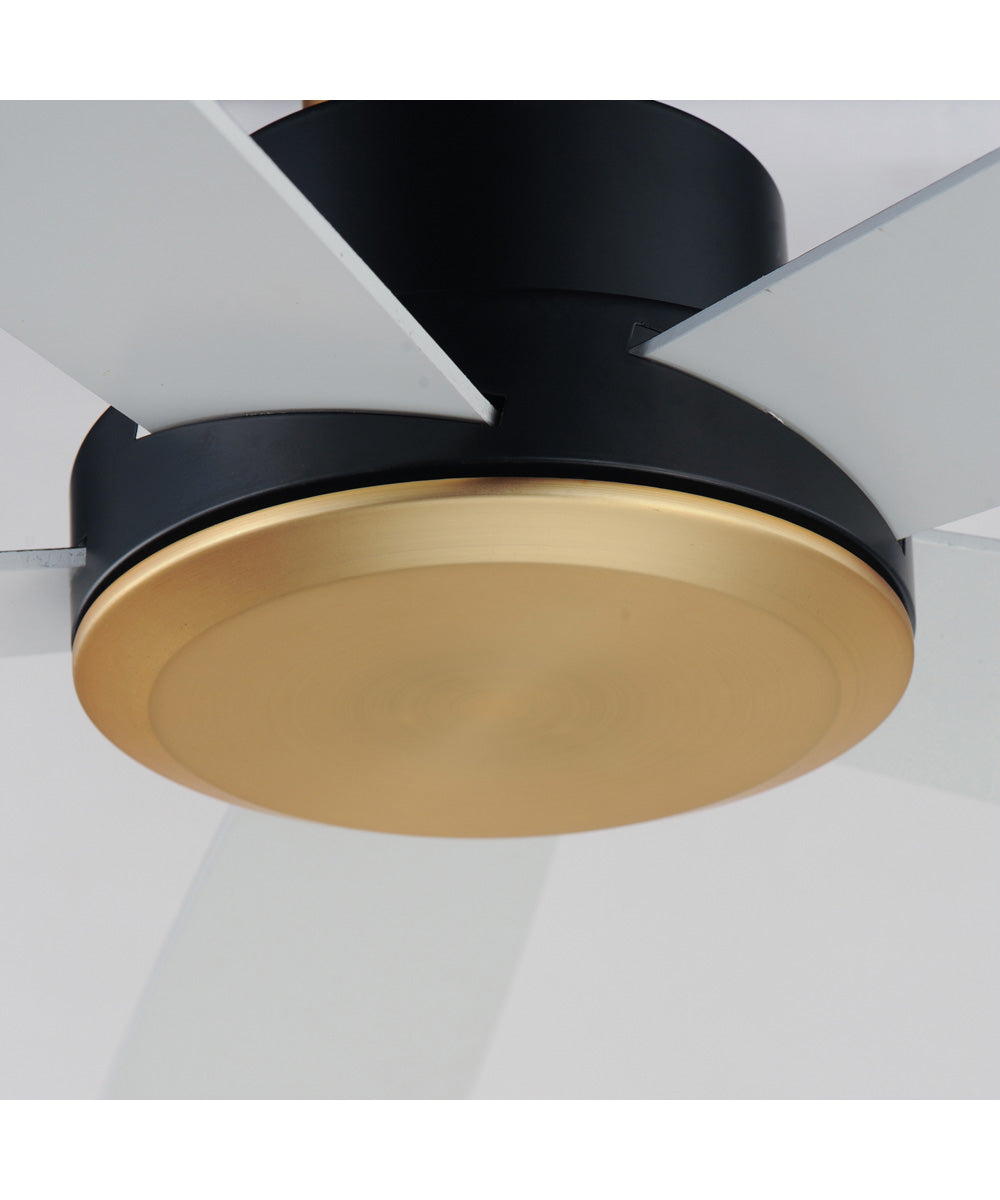 Daisies 60 inch 5-Blade Fan w LED Black / Gold