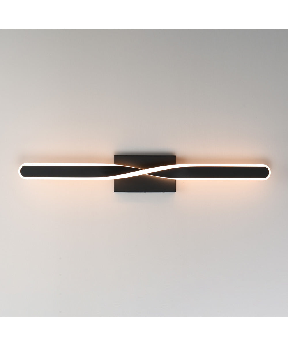 Pirouette 32 inch LED Bath Vanity 5CCT Black