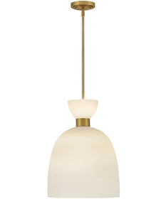 Tallulah 1-Light Medium Pendant in Lacquered Brass