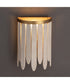 Marimba Wall Sconce Weathered White