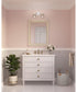 Quillan 2-Light Transitional Bath & Vanity Light White Plaster