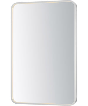 Elisse 24''X36'' Rectangle LED Mirror Satin Nickel