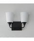 Hudson 2-Light Bath Vanity Black