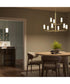 Mack 1-Light Pendant with Layered Glass Shade Brushed Gold