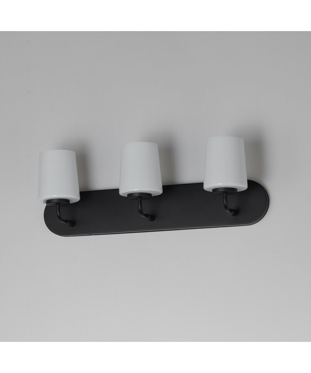 Durham 3-Light Strip Bath Vanity Black