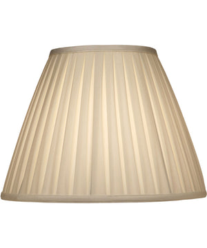 8x16x12 Ivory Shadow Box Pleat Empire Softback Lampshade