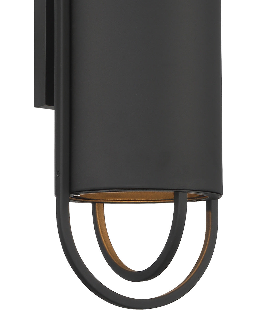 Nightfall 1 Light Wall Lantern Black