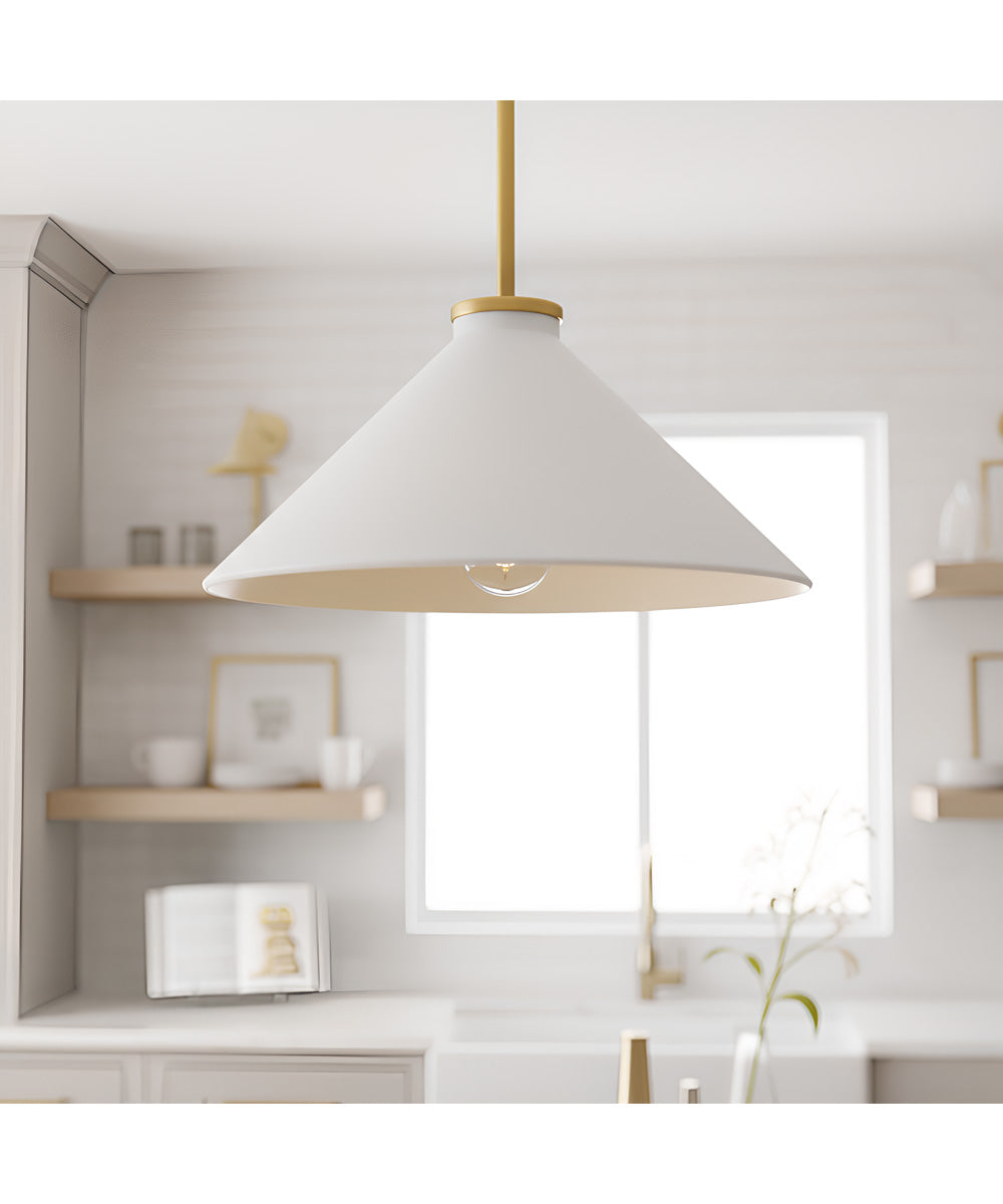 Bradbury 1-light Pendant Brushed Gold