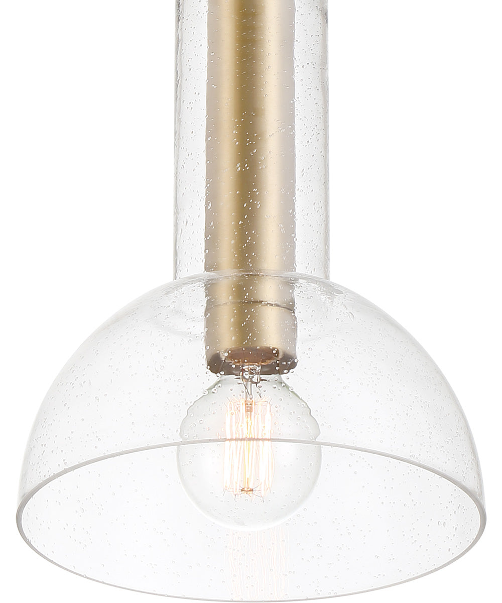 Nova 1 Light Pendant Matte Black