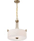 Liam 3-Light Pendant Burnished Brass
