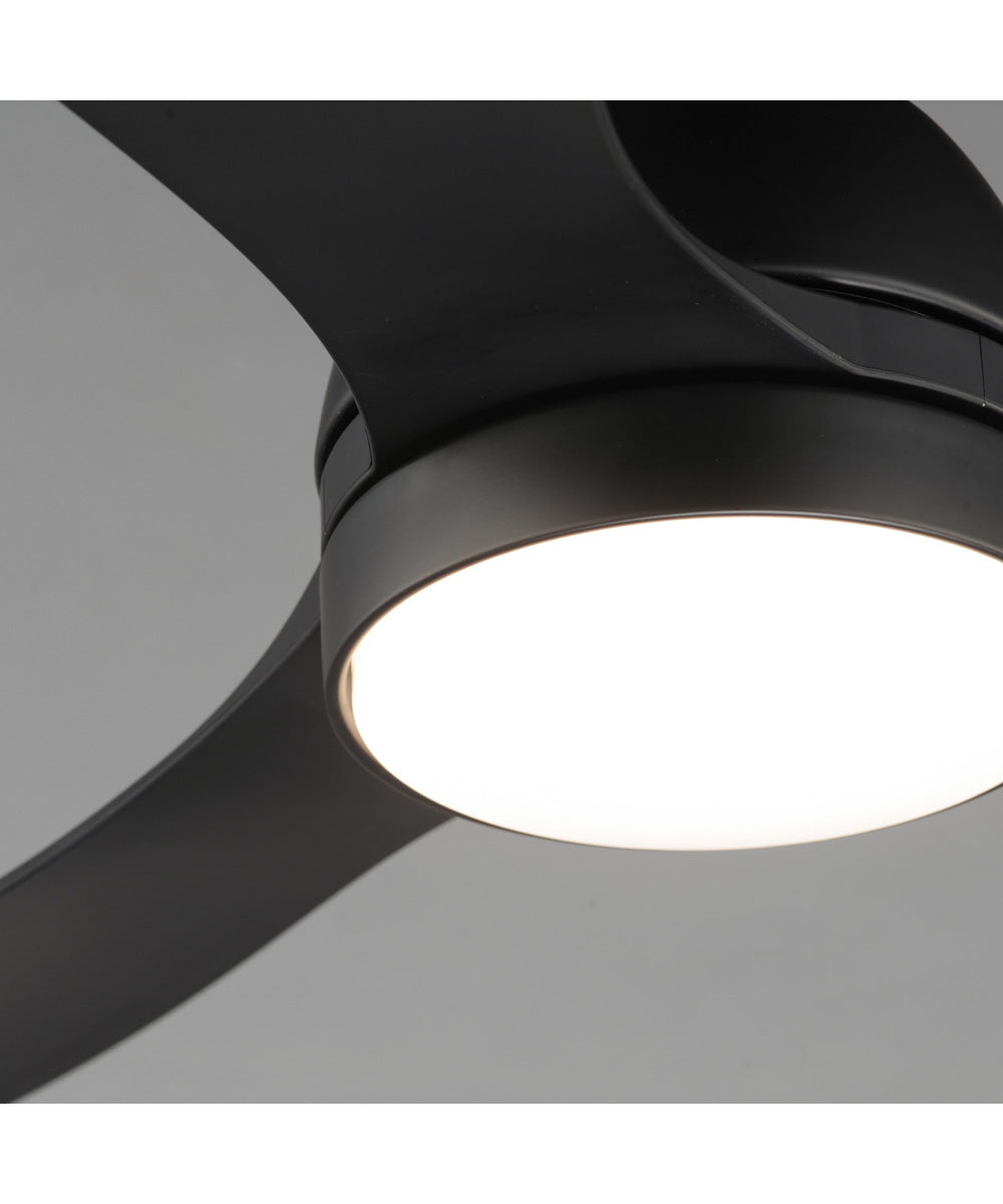 Drifter 52 inch Outdoor Fan w LED Black