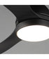 Drifter 52 inch Outdoor Fan w LED Black