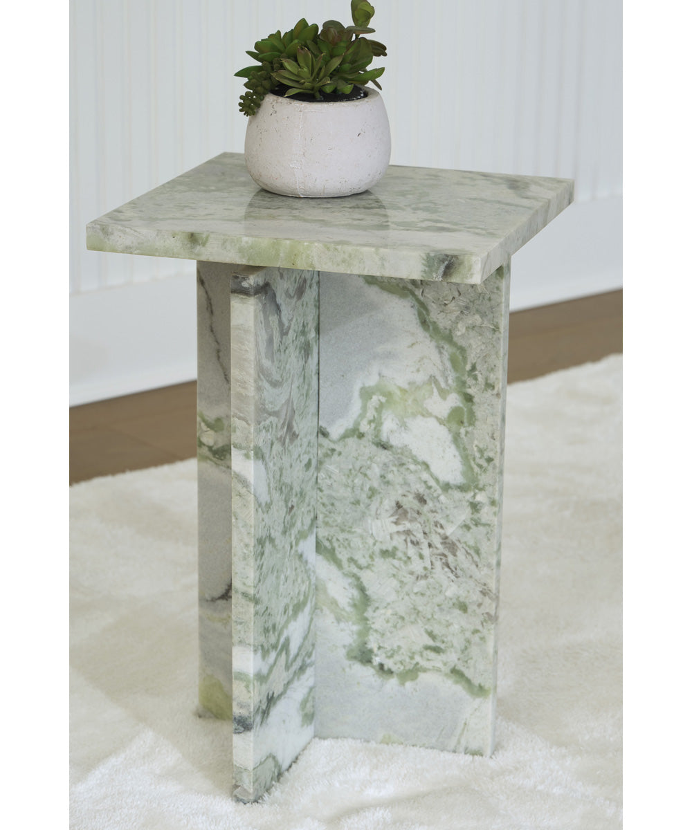 Deaconwell Accent Table White/Green