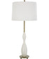 Annora Glossy White Table Lamp