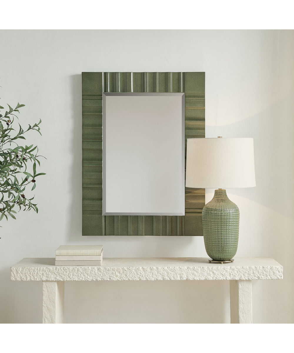 Quincey Olive Green Mirror
