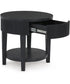 Marstream Round End Table Black