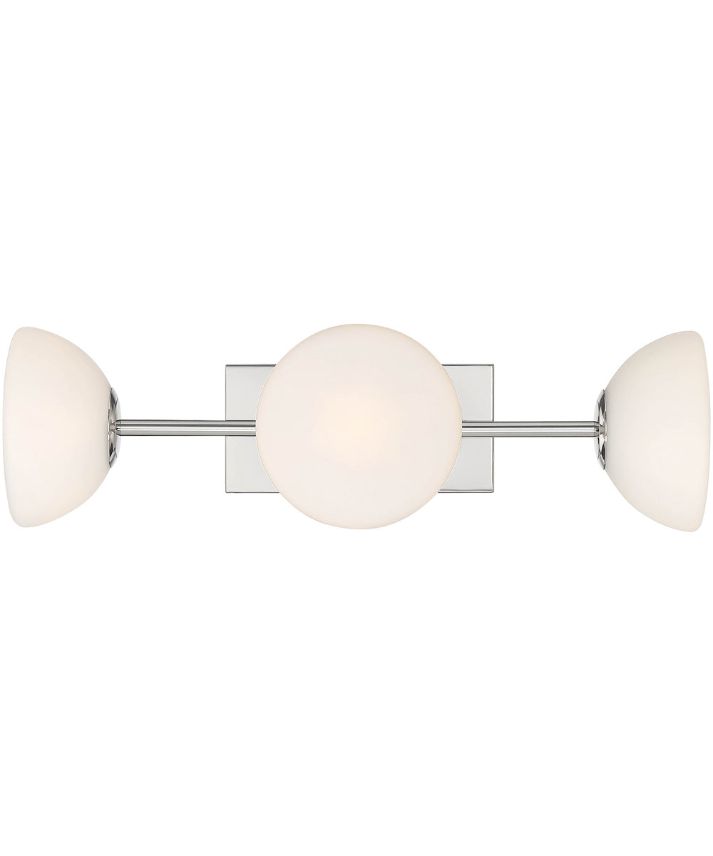 Zio 3 Light Vanity Polished Nickel