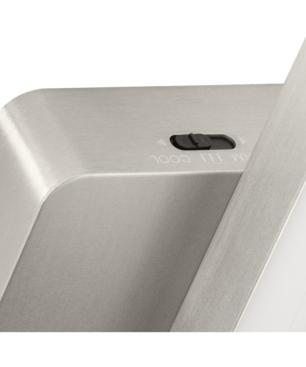 Phase 4 32 in. Large Modern Integrated 3CCT Integrated LED Linear Vanity Light Brushed Nickel