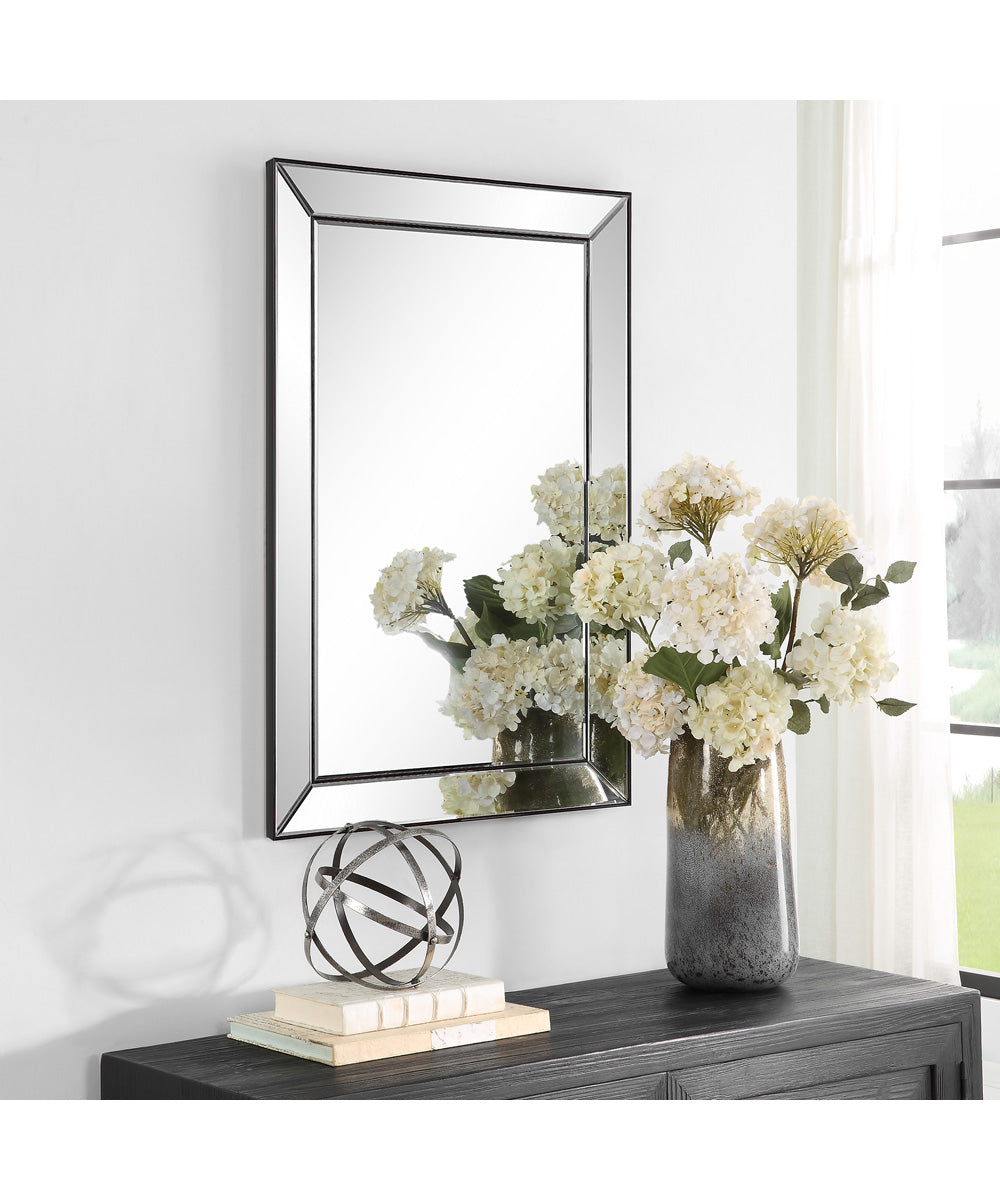 23x34" Wall Mirror in Dark Bronze