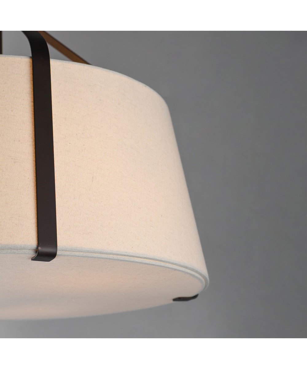 Bandera 20 inch 3-Light Pendant Dark Bronze