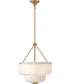 Adella 5-Light Large Pendant in Lacquered Brass