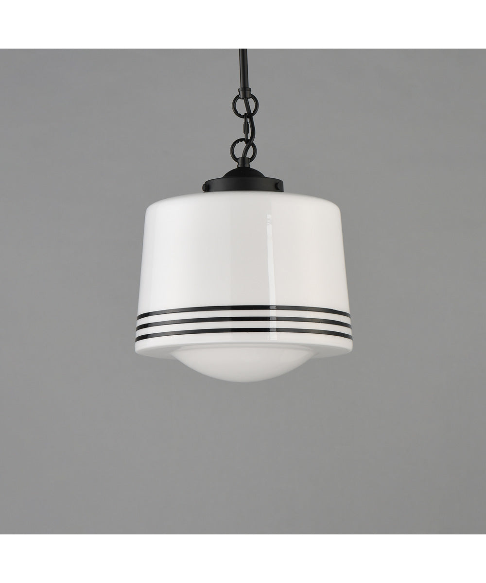 Eureka 1-Light Pendant Black