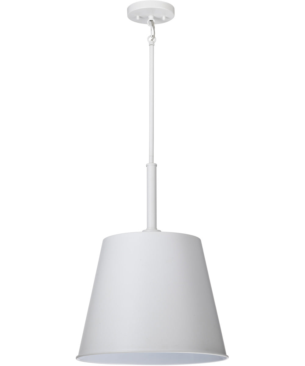 Alexis 1-Light Pendant Matte White