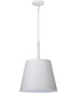 Alexis 1-Light Pendant Matte White