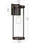 Kagen Extra Large Outdoor Wall Light with Clear Glass Panels Antique Bronze