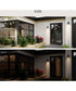 Mik Medium Outdoor Wall Light Matte Black
