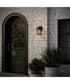 Tryon 1-Light Small Outdoor Wall Lantern Black