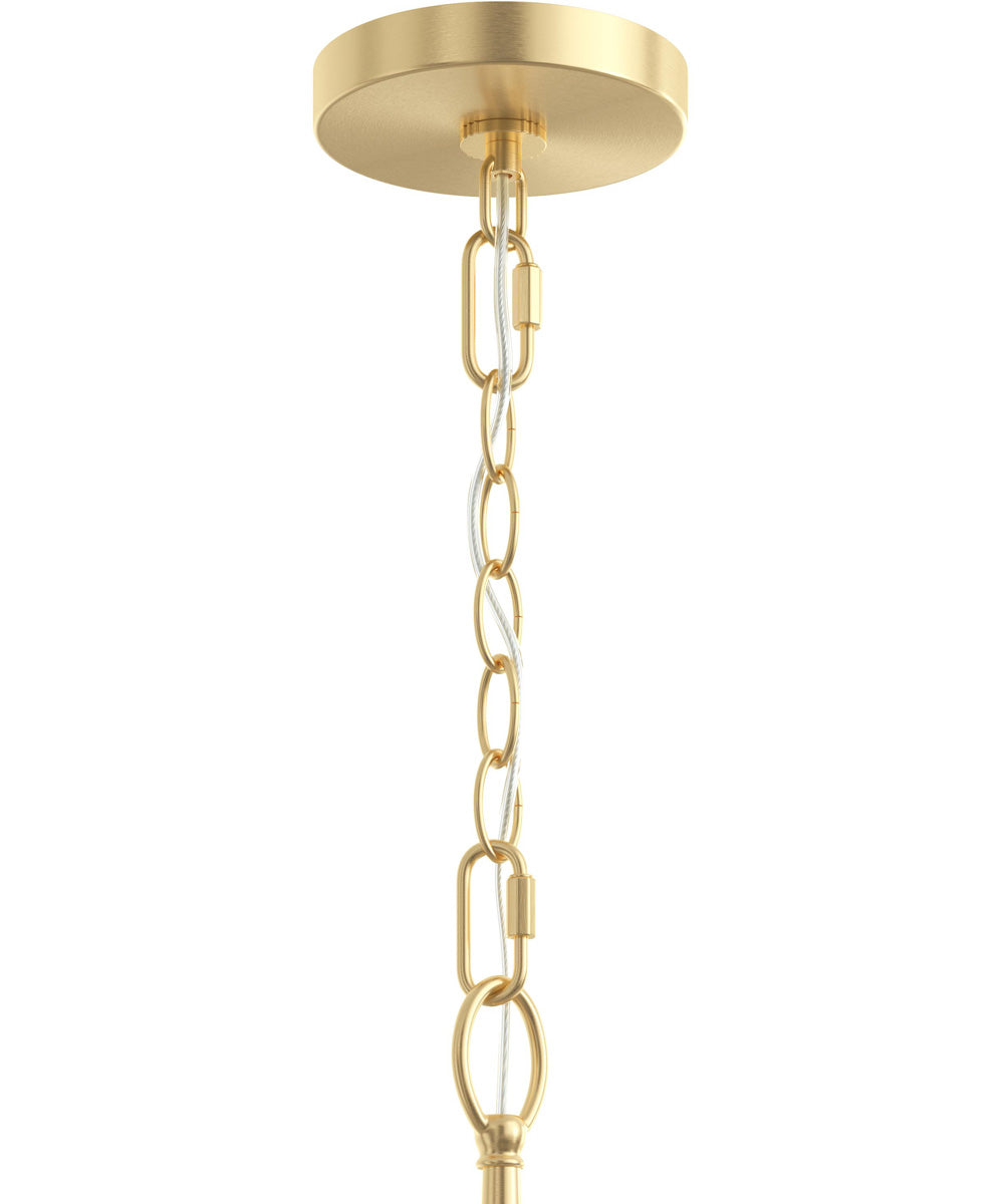 Jheni 6-Light Chandelier Brushed Gold