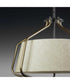 Hangar 2-Light 16"w Semi-Flush Mount/Pendant Convertible Light Fixture Antique Bronze by Progress