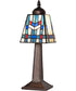 15" High Prairie Wheat Mission Mini Lamp