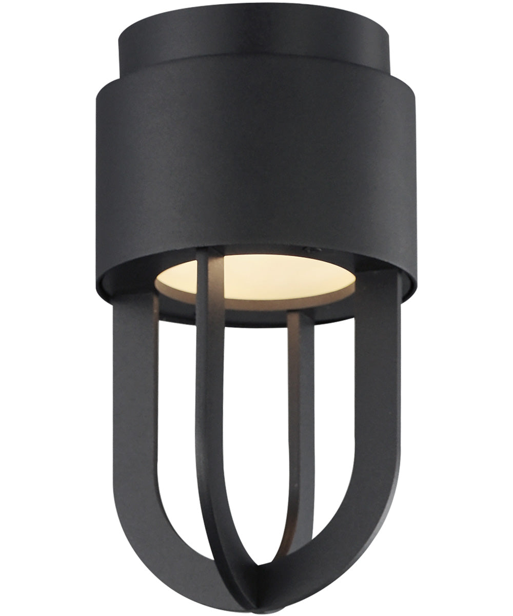 Quayside VX 8 inch  Outdoor LED Flush Mount Black