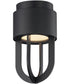 Quayside VX 8 inch  Outdoor LED Flush Mount Black