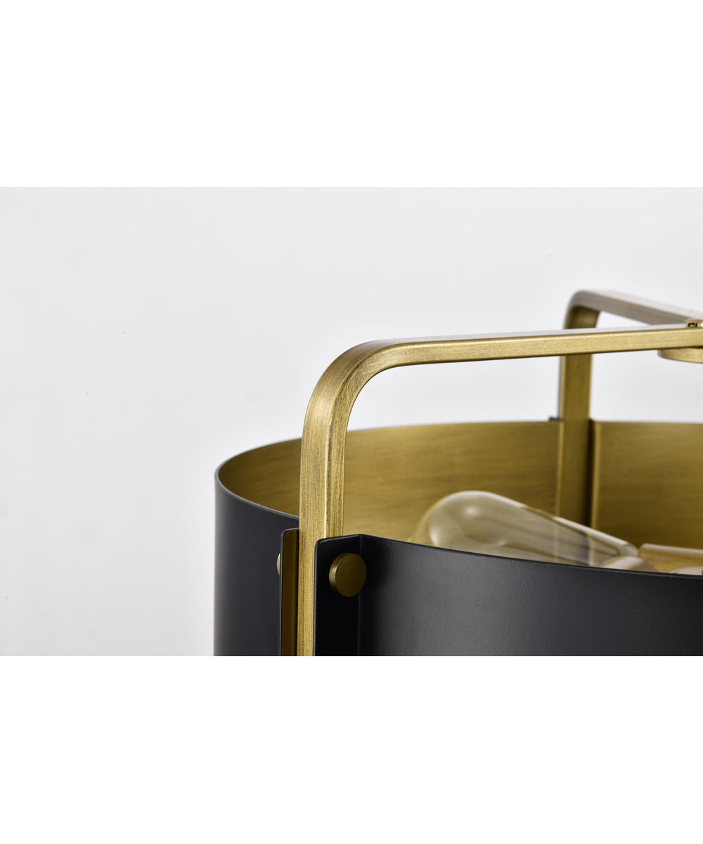 Altos 4-Light Pendant Matte Black