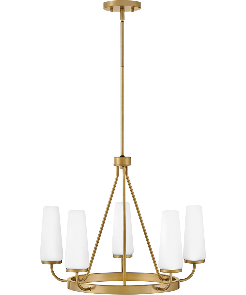 Selma 5-Light Medium Single Tier in Gold