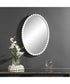 Serna White Oval Mirror
