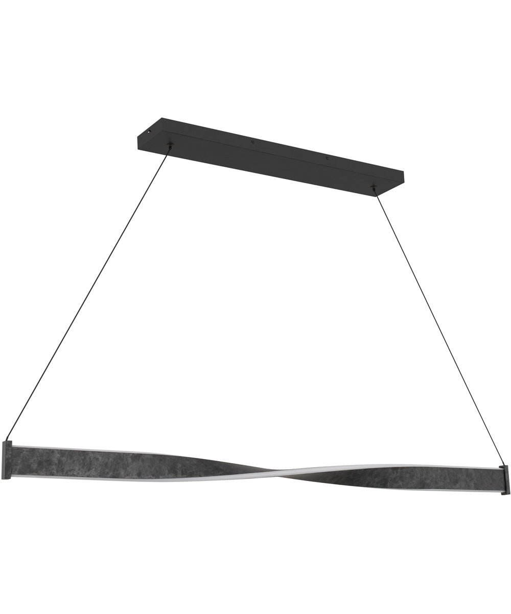 Porter Island Light Old Black Finish