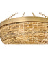 Sanibel 4-Light Medium Convertible Semi-Flush Mount in Lacquered Brass