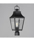 Storybook 1-Light Outdoor Post Black