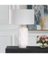Emerie Textured White Table Lamp