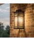 Morgan 1-light Outdoor Wall Light Earth Black